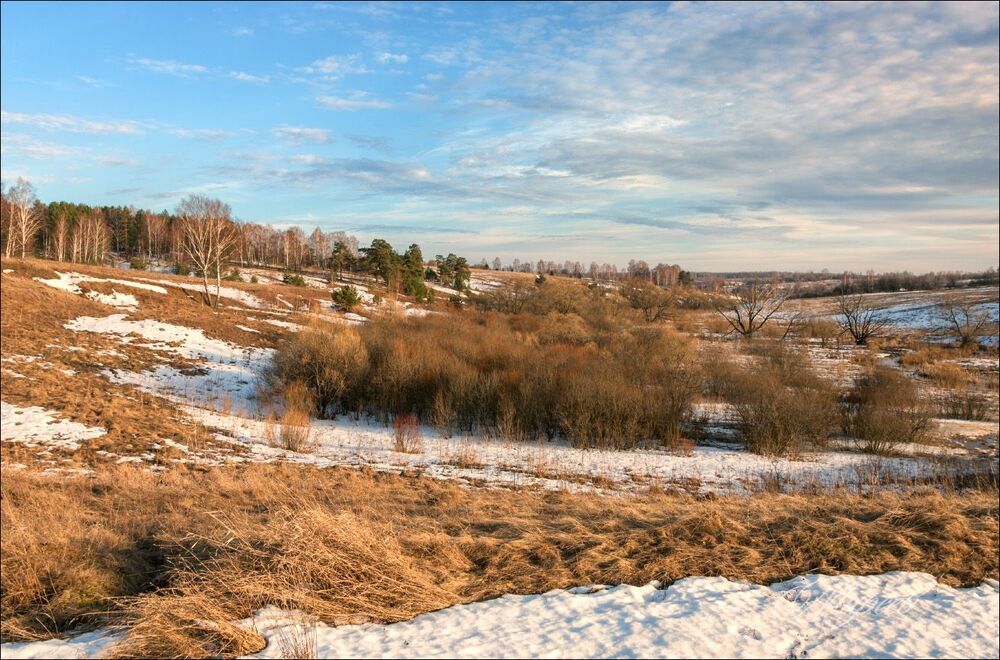Март прошлых лет в Тульской области.