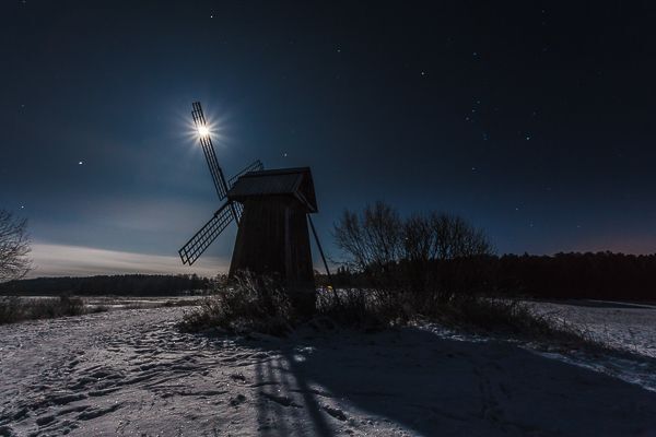 Рождественскя ночь в усадьбе Пушкина (Михайловскле)