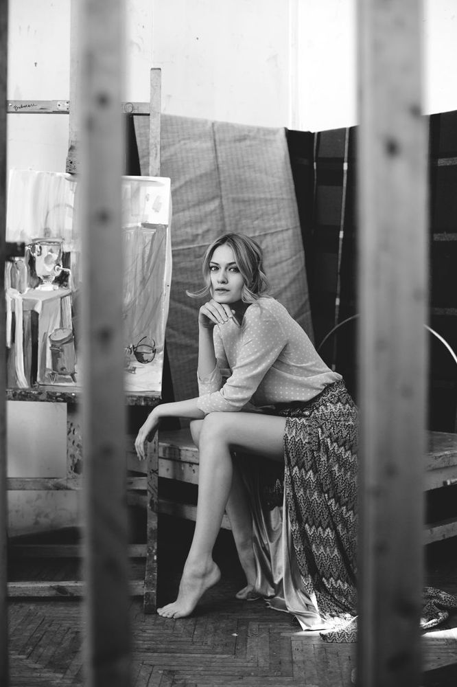 Anastasia en monochrome