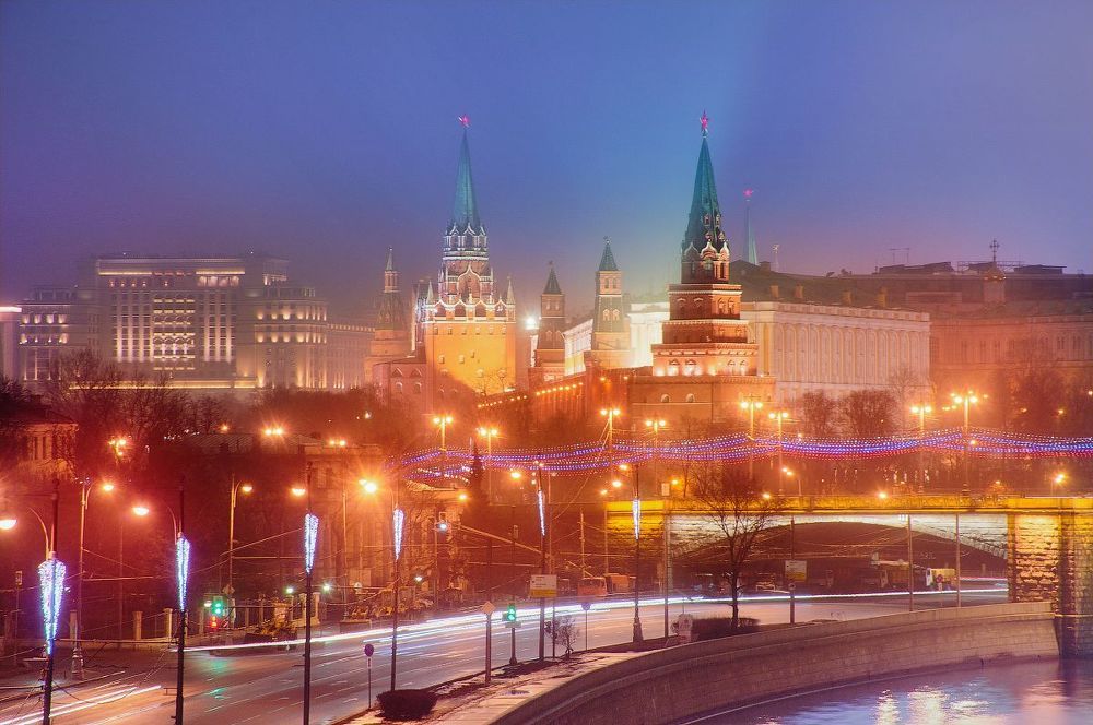 Кремль. Большой Московский мост.