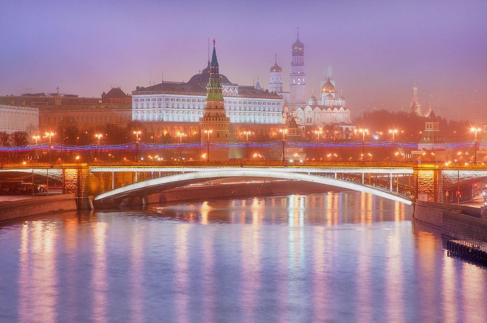 Кремль. Большой Московский мост.