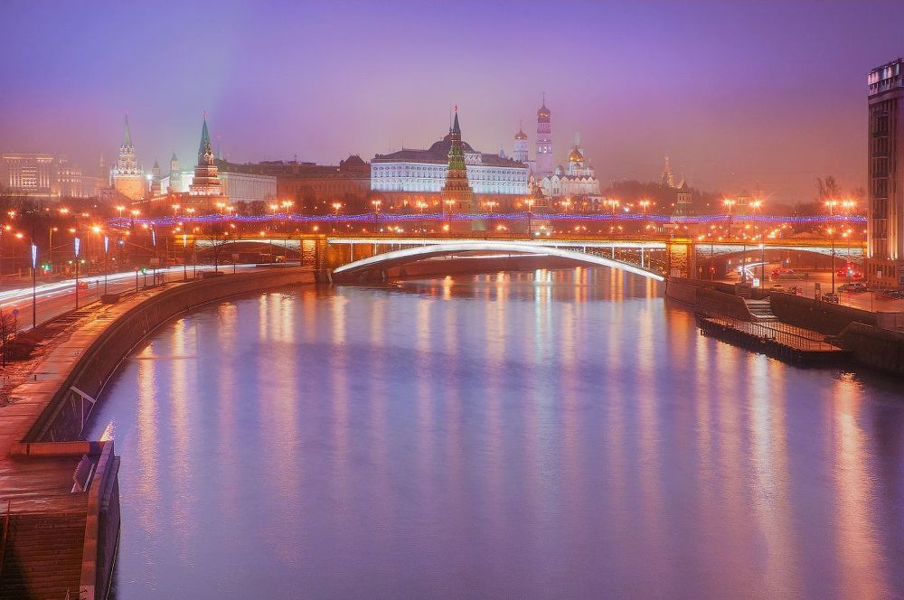 Кремль. Большой Московский мост.
