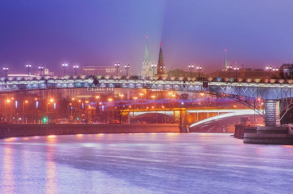 Кремль. Большой Московский мост.