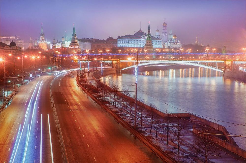 Кремль. Большой Московский мост.