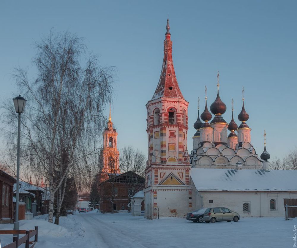 Утренний морозный Суздаль