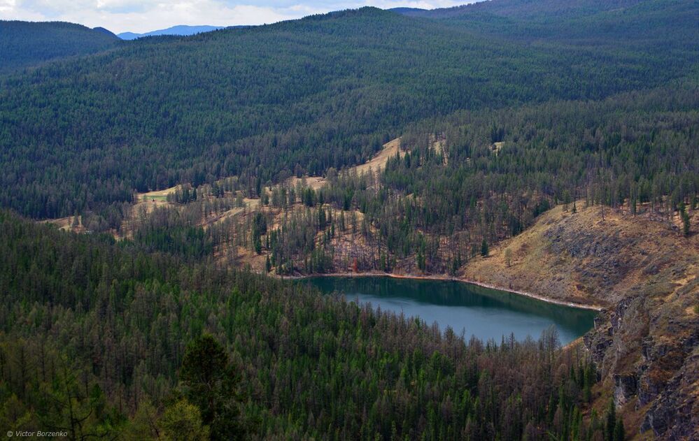 Уч-Кель. Третье озеро.