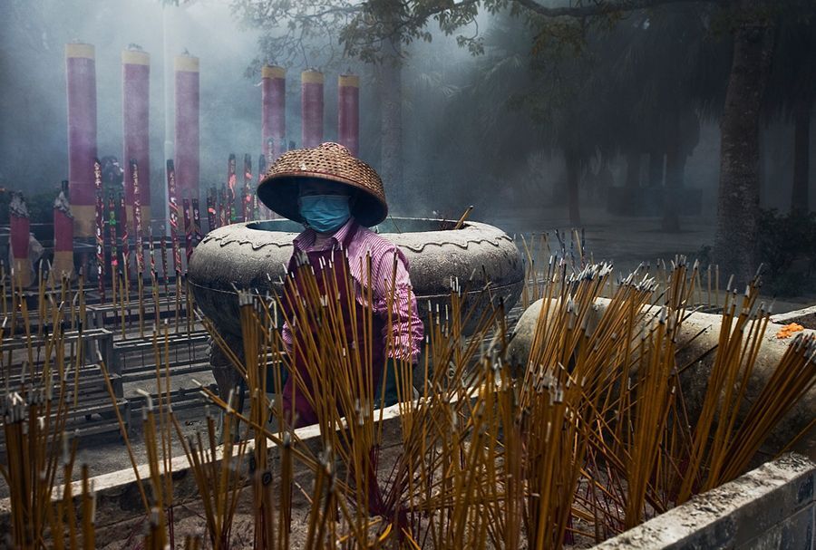 Temple worker