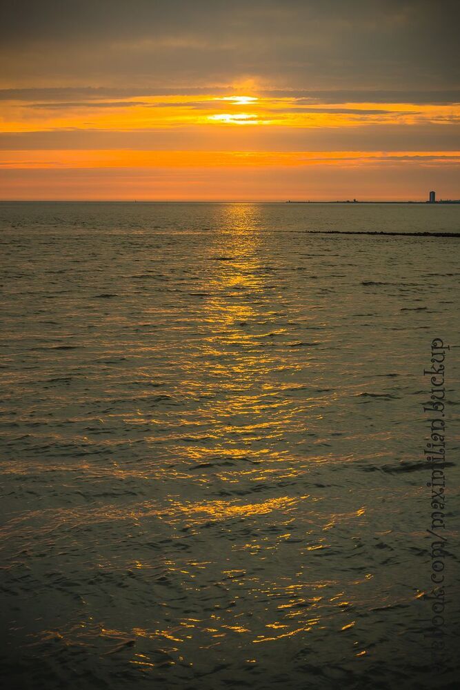 Sonnenuntergang in Meldorfer Bucht