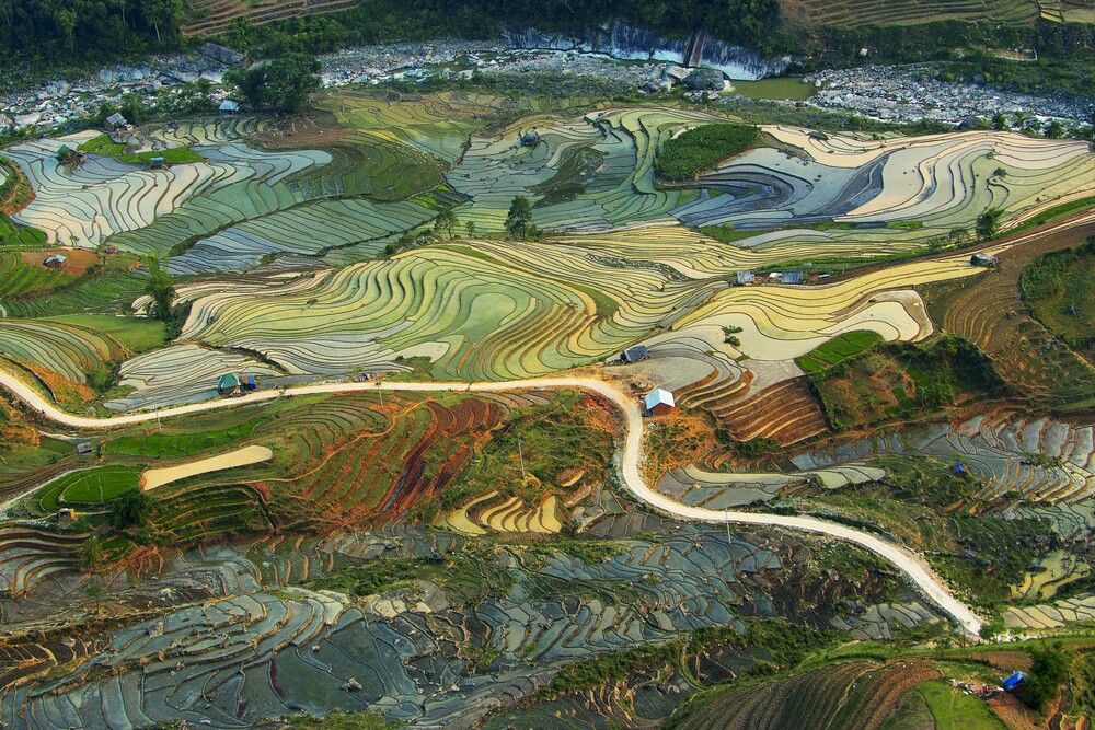 Landscape and People the T&acirc;y Bắc - Vi&ecirc;t Nam
