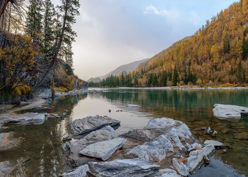 "А зори здесь тихие". р.Аргут                http://www.altai-photo.ru/photo/0-1-0-17-1769