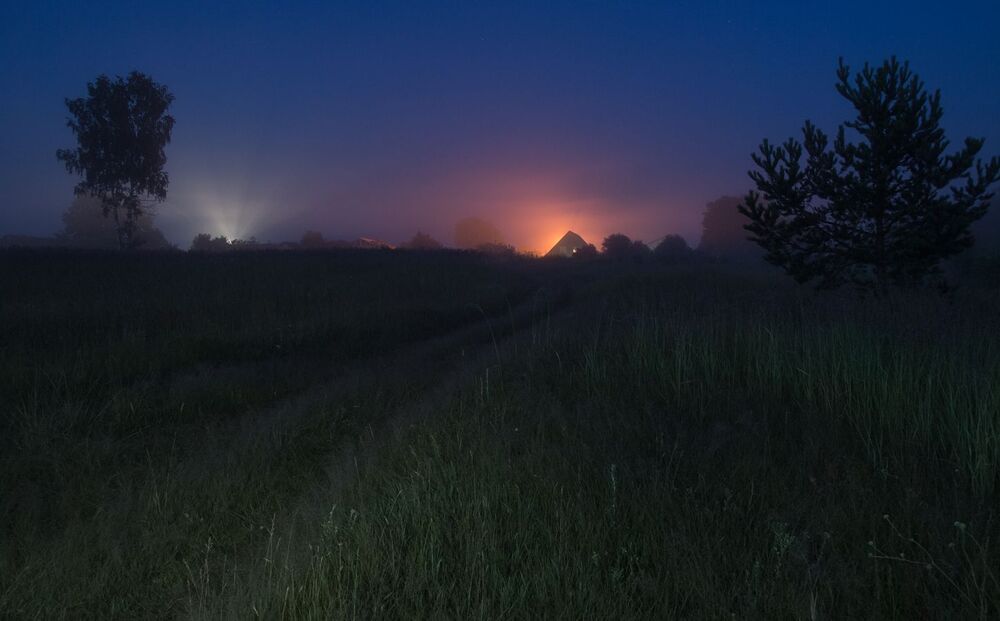 Зарево в ночи