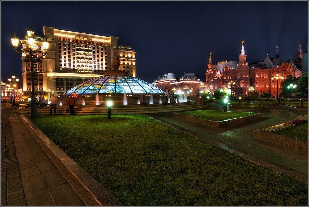 Ночная  Москва