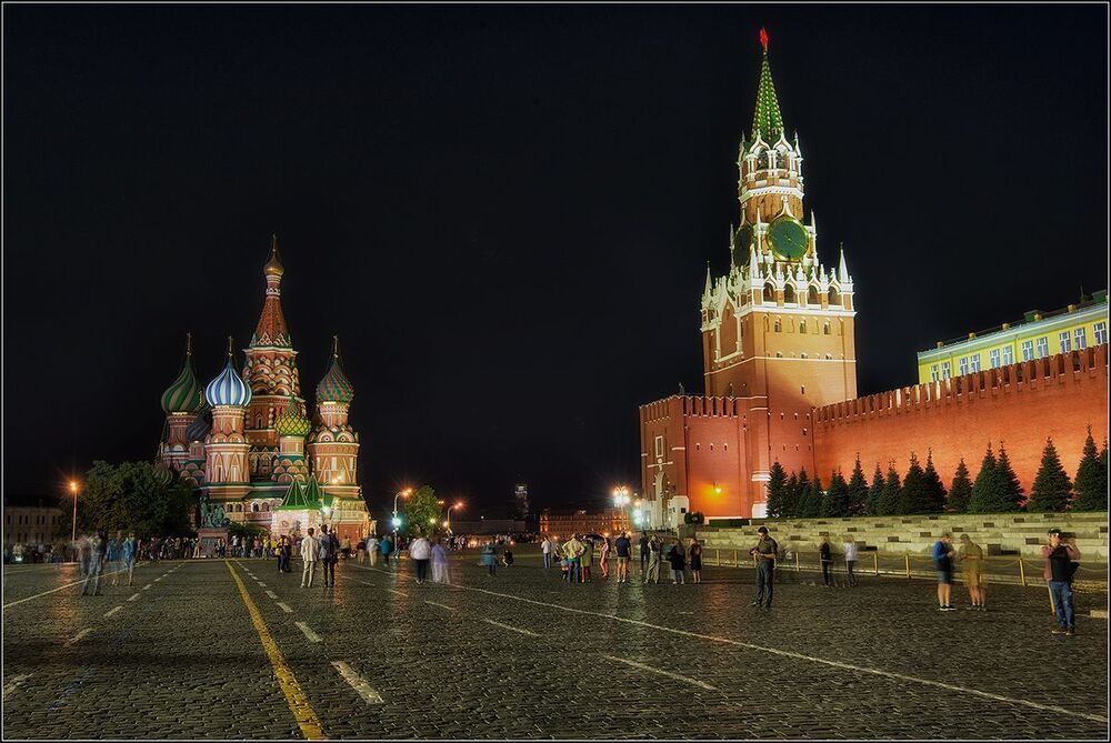 Ночная  Москва
