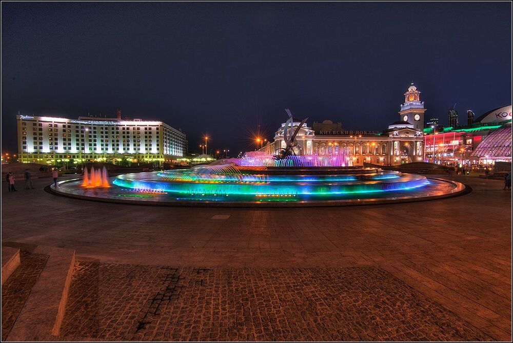 Ночная  Москва