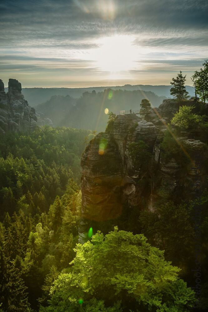 утренние зарисовки на Bastei...