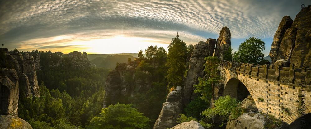 утренние зарисовки на Bastei...