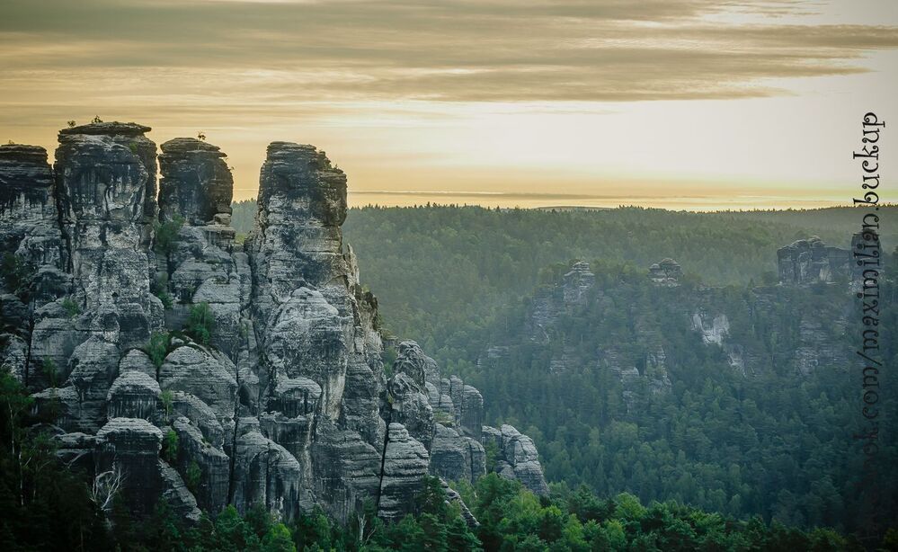 утренние зарисовки на Bastei...