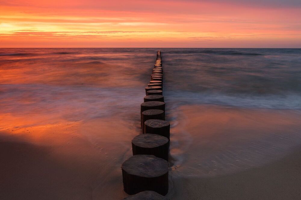 Sunset on Baltic...