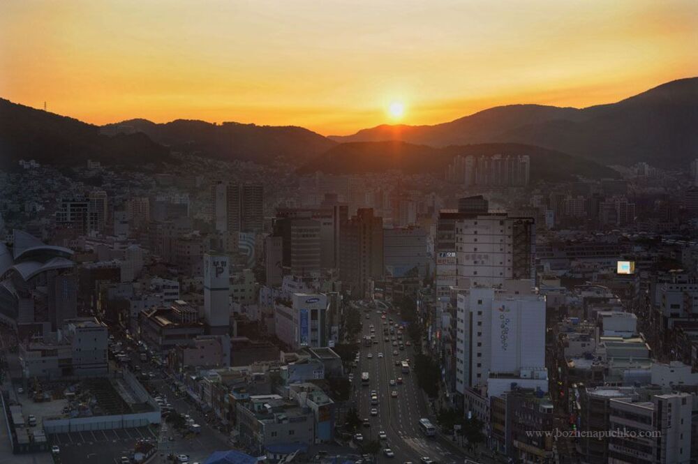 Sunset in Busan