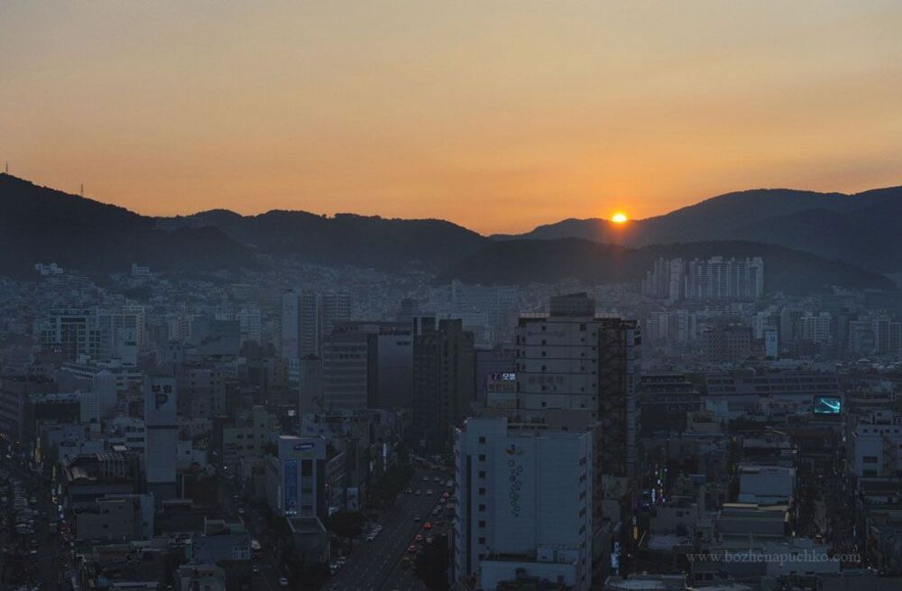 Sunset in Busan