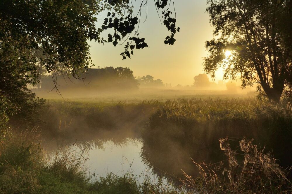 The beginning of a beautiful day.