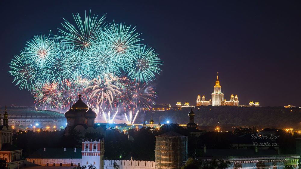 Международный фестиваль фейерверков в Москве
