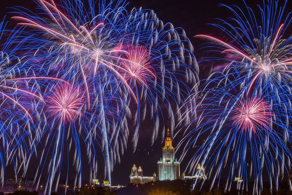 Международный фестиваль фейерверков в Москве
