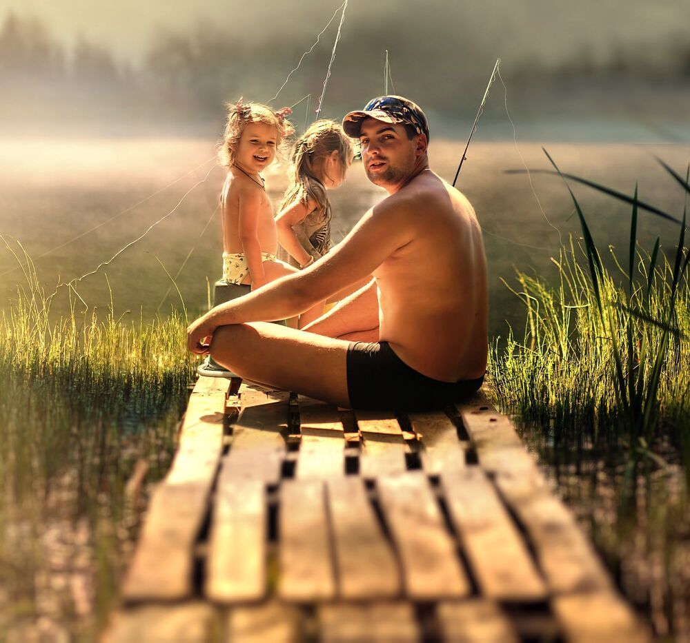 На озере