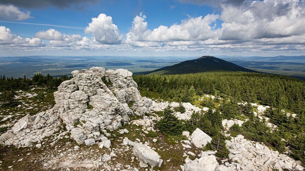 Каменные останцы белой породы называют медведями