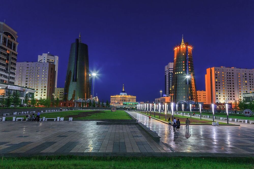 Астана вечерняя