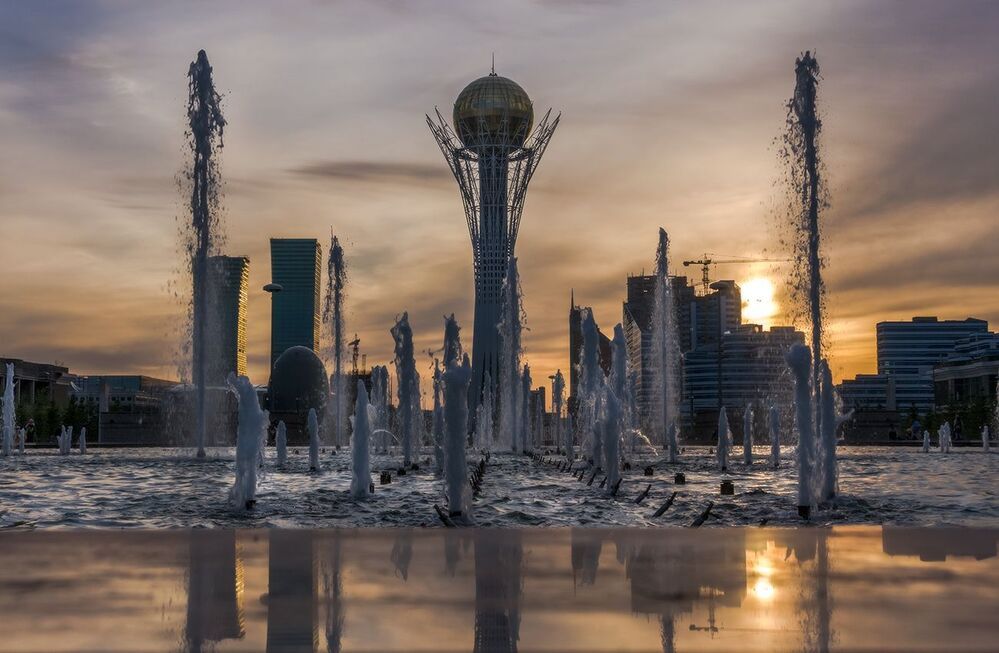 Астана. Поющий фонтан