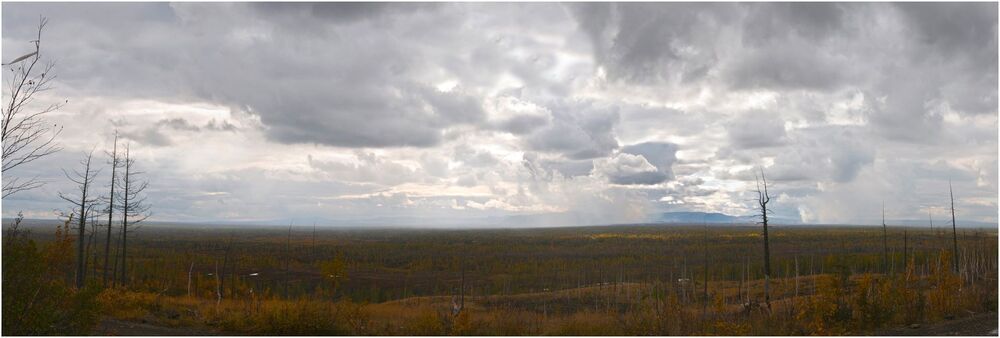 В осенних красках купаясь