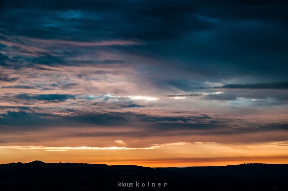 sunset in croatia