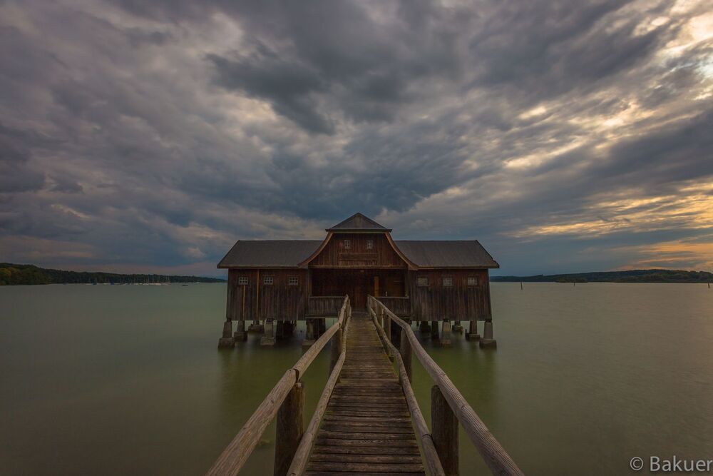 Dicke Wolken &uuml;ber dem Ammersee