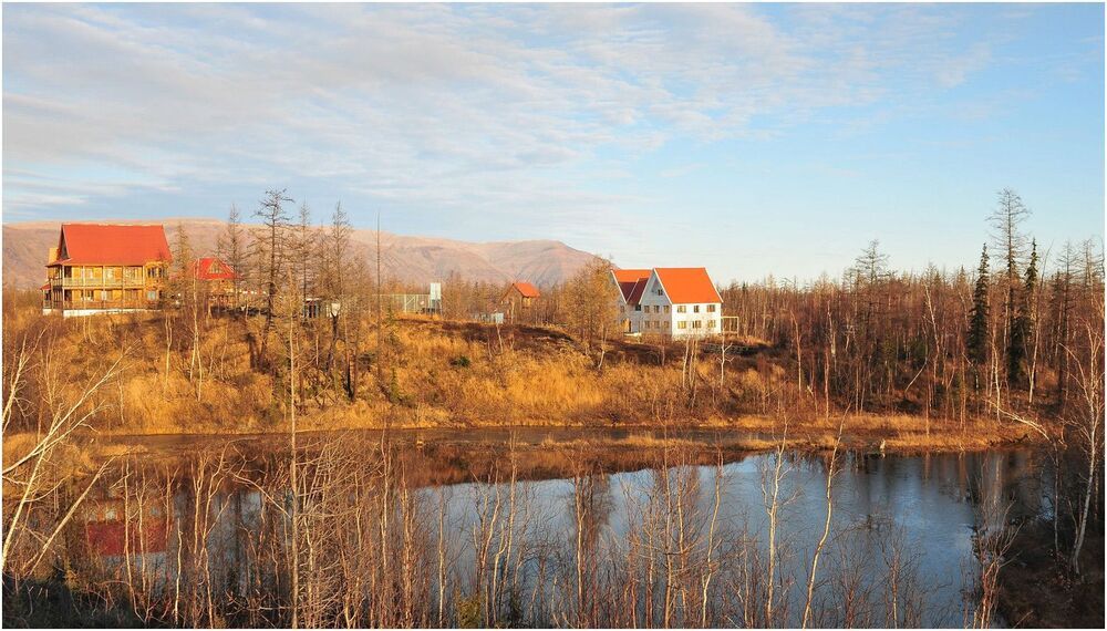 Пейзаж с домами
