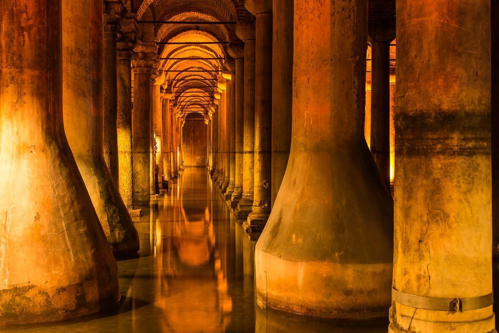 Underground Basilica in Istanbul