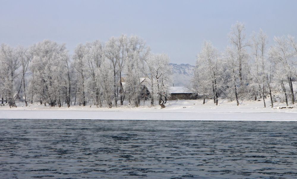 Снежные акварельки