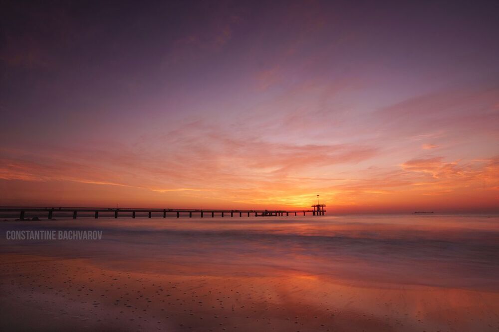 Burgas bridge @ sunrise
