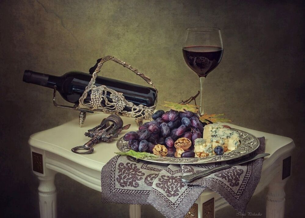 Про сыр и красное вино