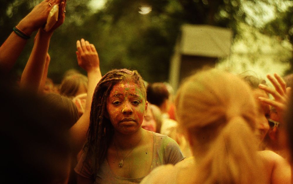 A girl from colorfest