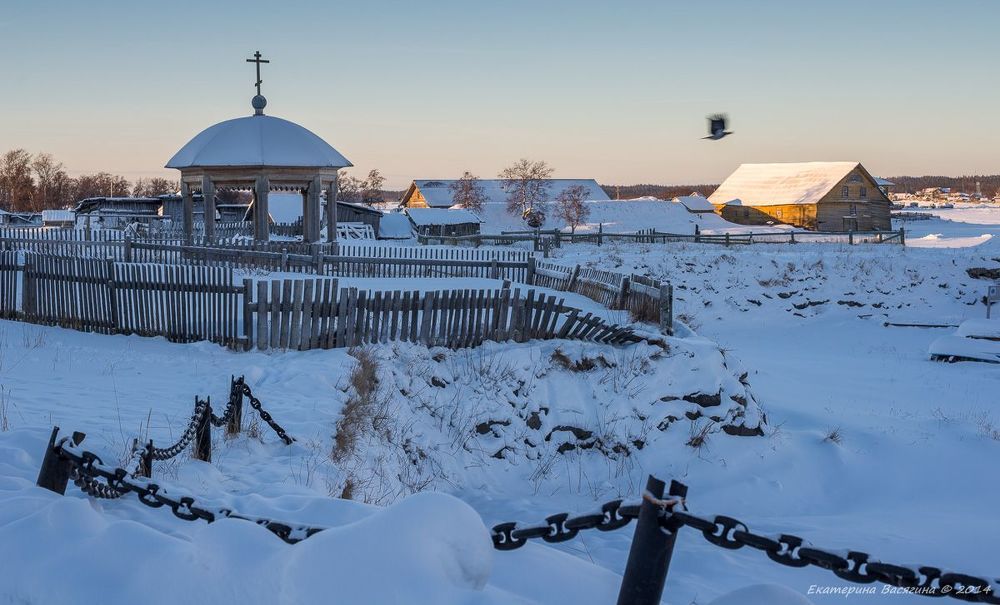 Морозный денек на Соловках...