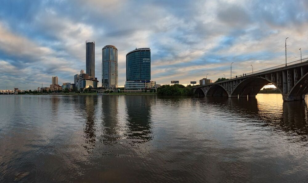 Вечер в Екатеринбурге