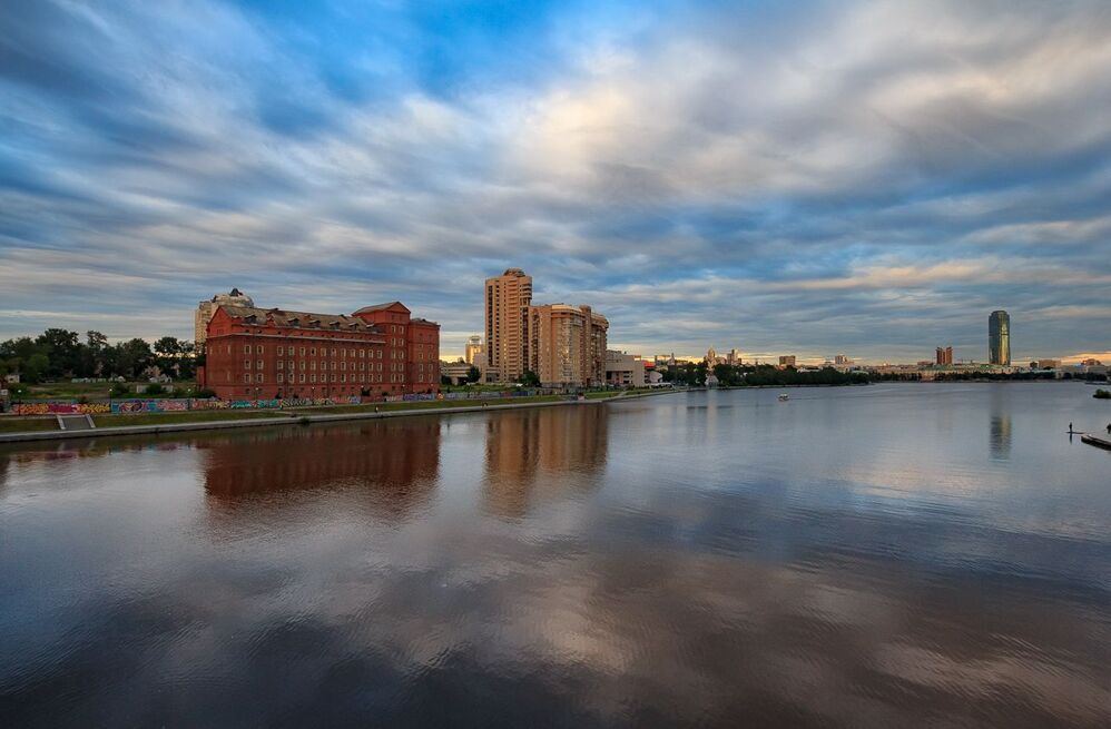 Вечер в Екатеринбурге