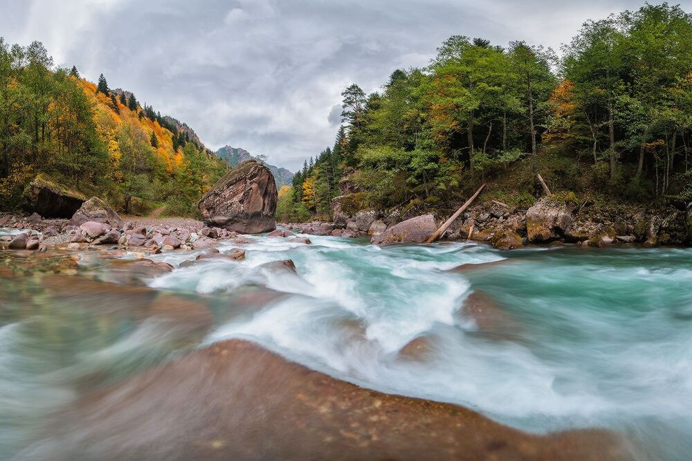 Осень на большой Лабе