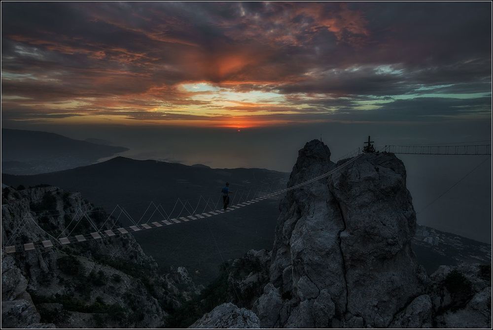 Фотосессия над пропастью