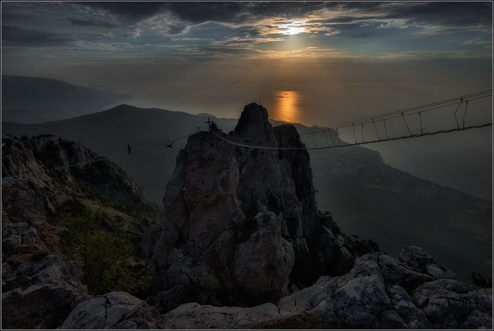 Фотосессия над пропастью