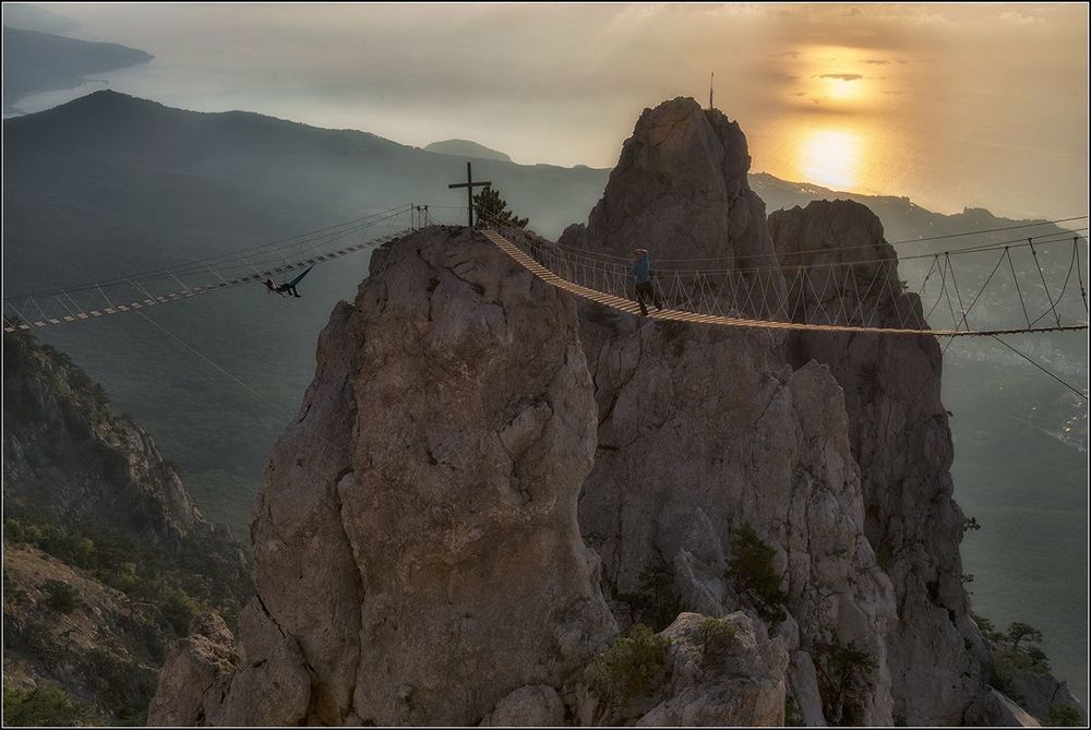 Фотосессия над пропастью