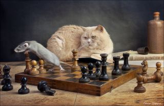 Говорил я тебе, Кот, лошадью ходи, лошадью!  Теперь короля спасать нужно, а он тяжёлый, как я один его утащу?