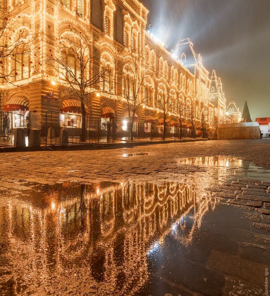 Снегопад в Москве