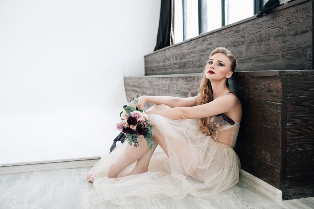 Bride boudoir